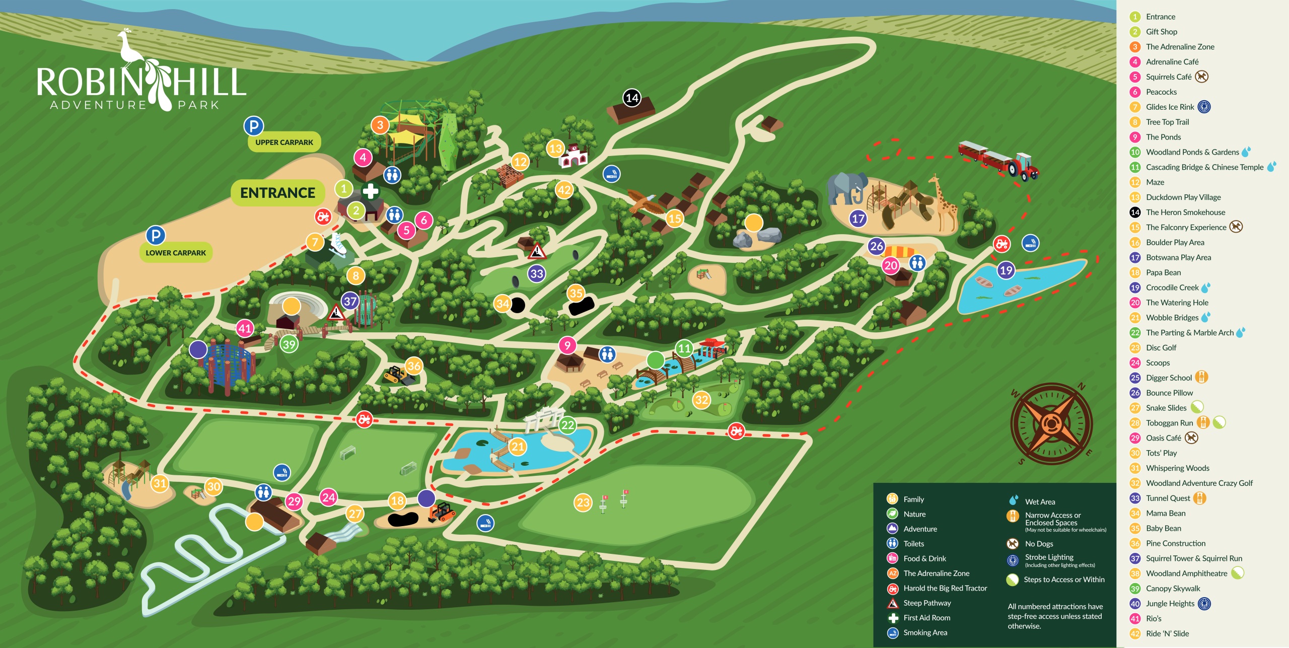 Robin Hill Park Map