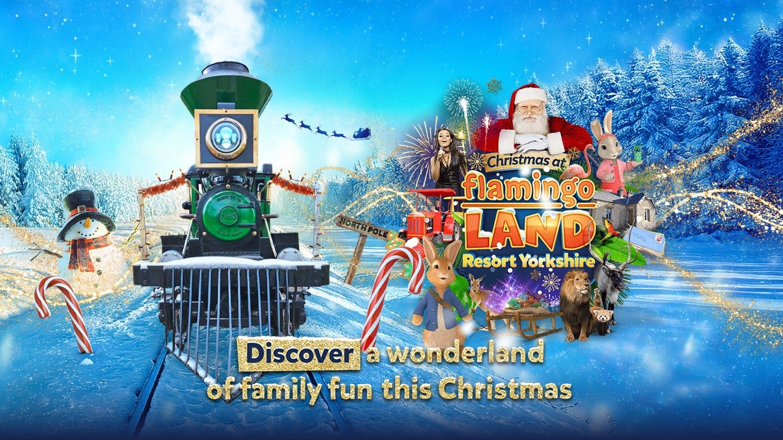 Christmas at Flamingo Land