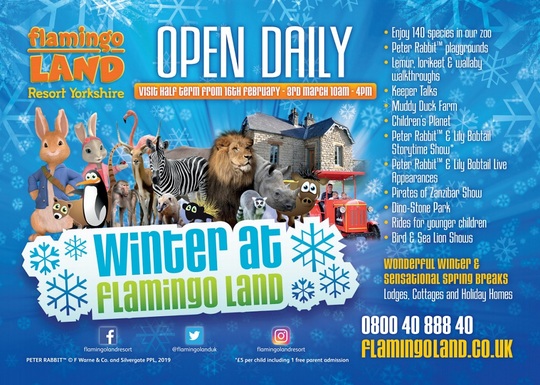 February Half Term 2019 at Flamingo Land February Half Term 2019 at Flamingo Land